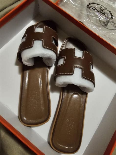 Stylish Hermes Oran Sandals Unboxing from DHGate .